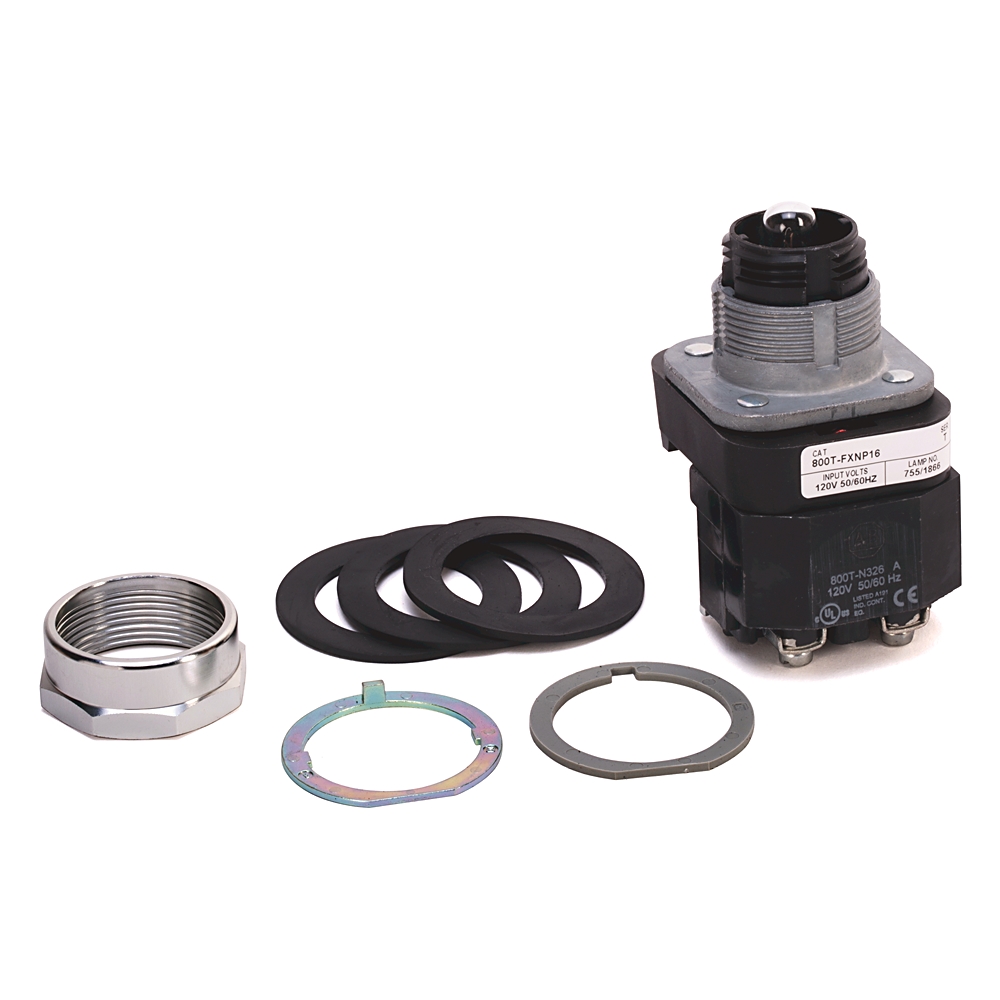 Product image for ABRA 800T-FXNP16GA PUSHBUTTON 3-POSITION TRANSFORMER PUSH-PULL