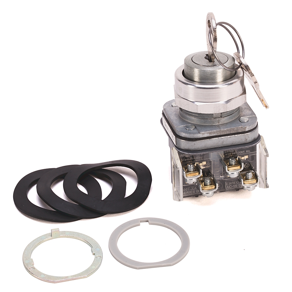 Product image for ABRA 800T-E11A SWITCH KEYED PUSH CYLINDER LOCK IN THE OUT POSITION