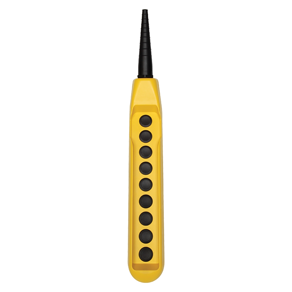 Product image for enclosure pendant 9-hole plastic yellow