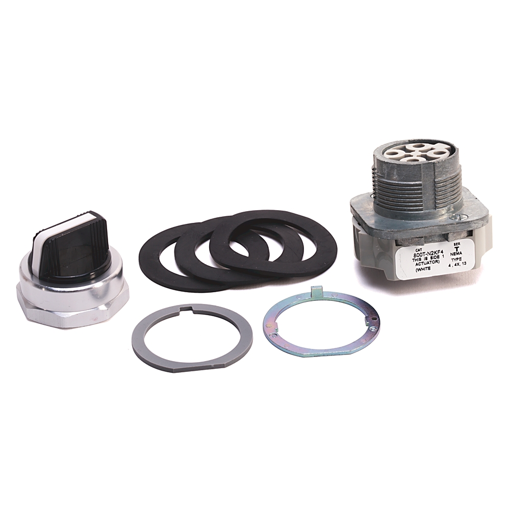 Product image for ABRA 800T-N2KF4 SWITCH SELECTOR 4-POSITION MP STD OPERATOR