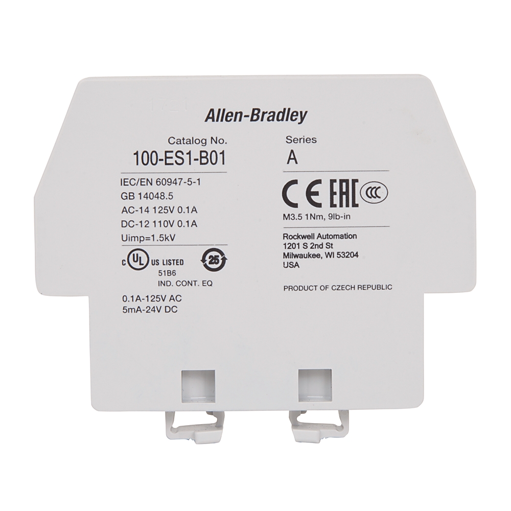 Product image for Auxiliary Contact 1 NO 1 NC