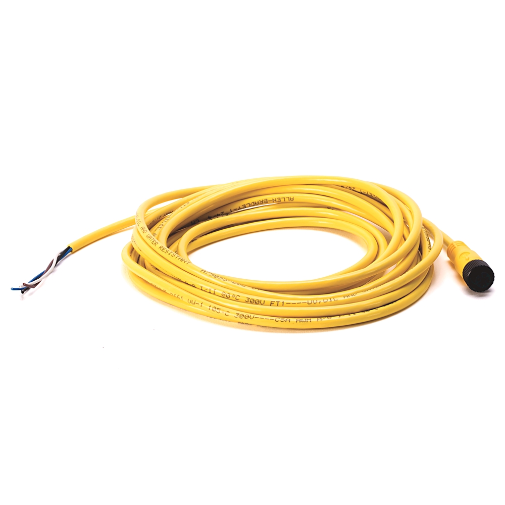 ABRA 889D-F4AC-10 CORDSET 4P MICRO FEMALE STRAIGHT 10MTR PVC