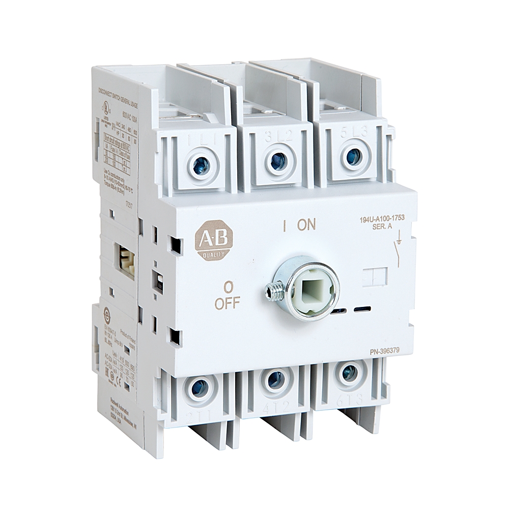 Product image for ABRA 194U-A30-1753 194U 30A BASE /DIN MOUNT DISCONNECT