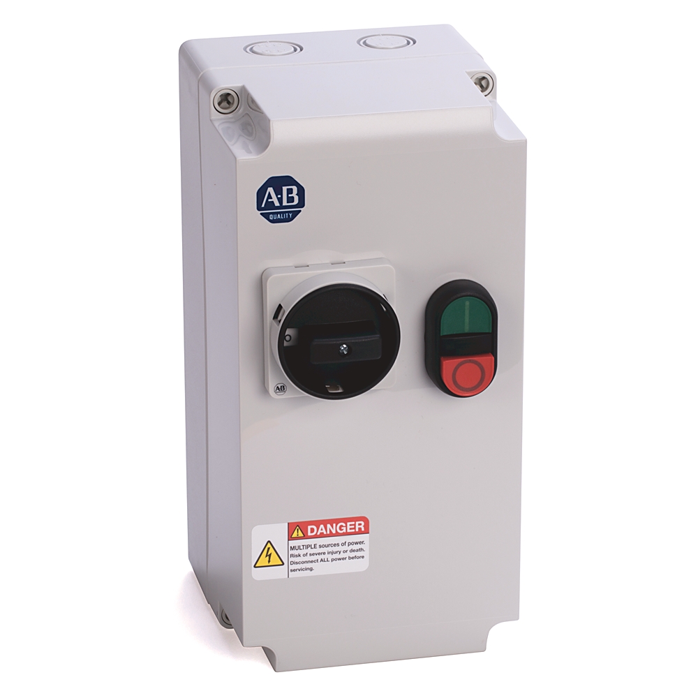 Product image for Enclosed 2.5 - 4 A C Comb DOL Starter