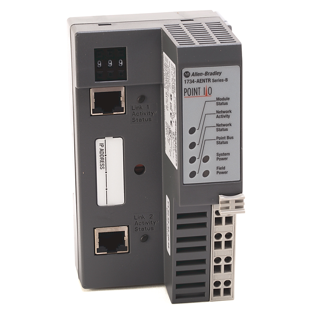 Product image for POINT I/O Dual Port Network Adaptor-K