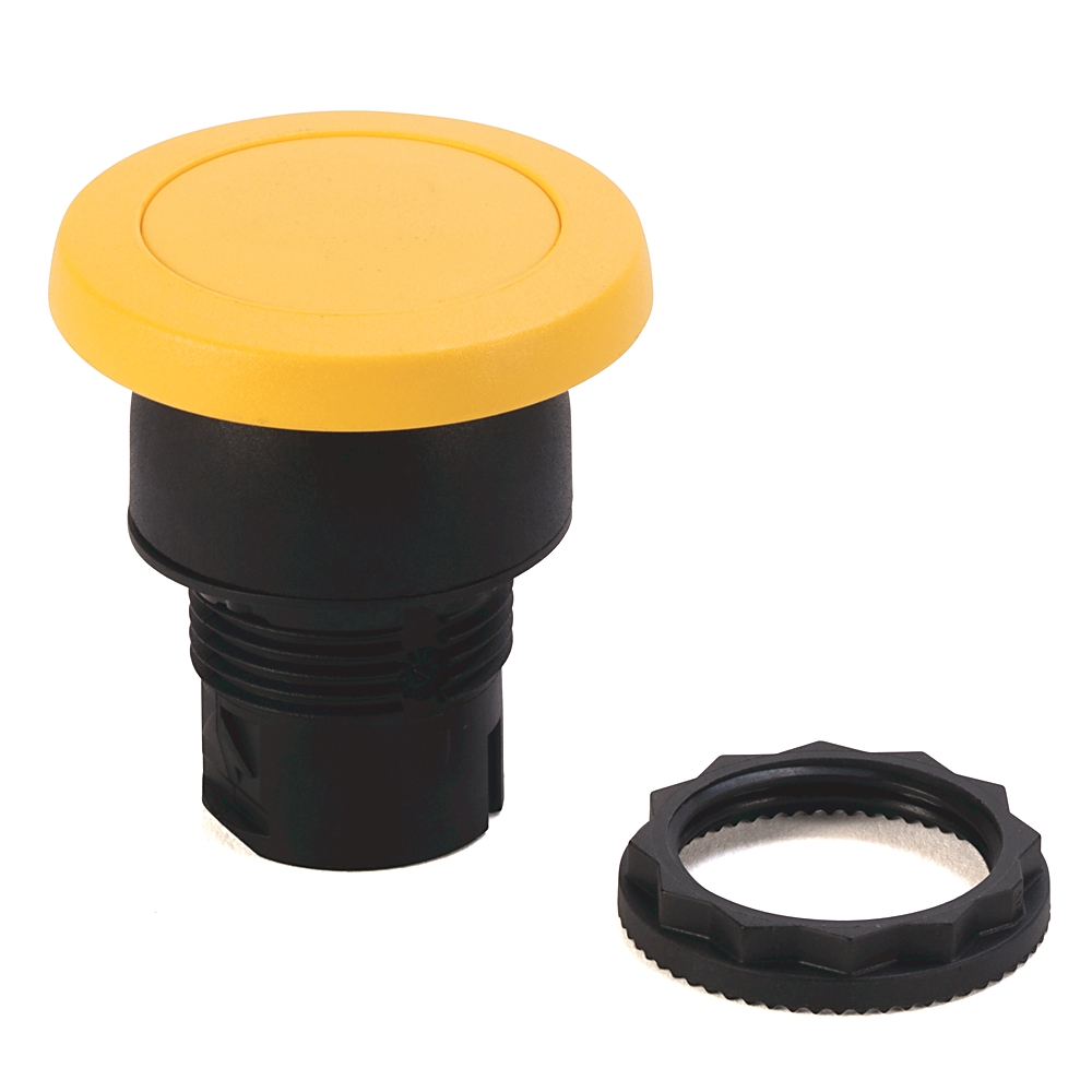 Product image for Operator pushbutton non-illuminated yellow