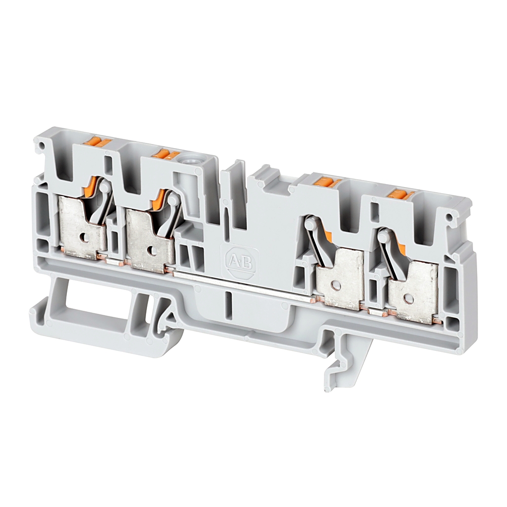 Product image for IEC Feed-Through Push-in Terminal Block