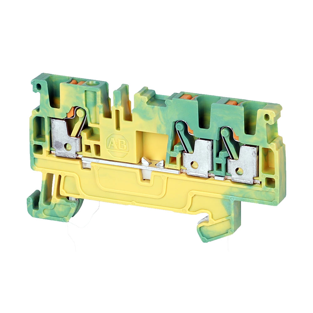 Product image for IEC Ground Push-in Terminal Block