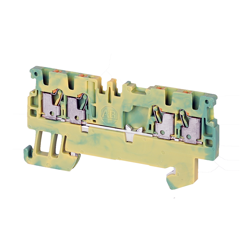Product image for IEC Ground Push-in Terminal Block