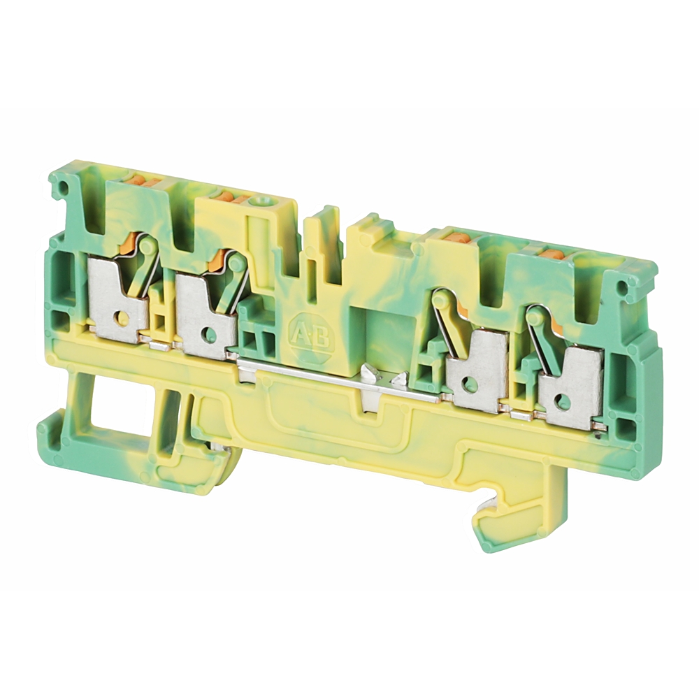 Product image for IEC Ground Push-in Terminal Block
