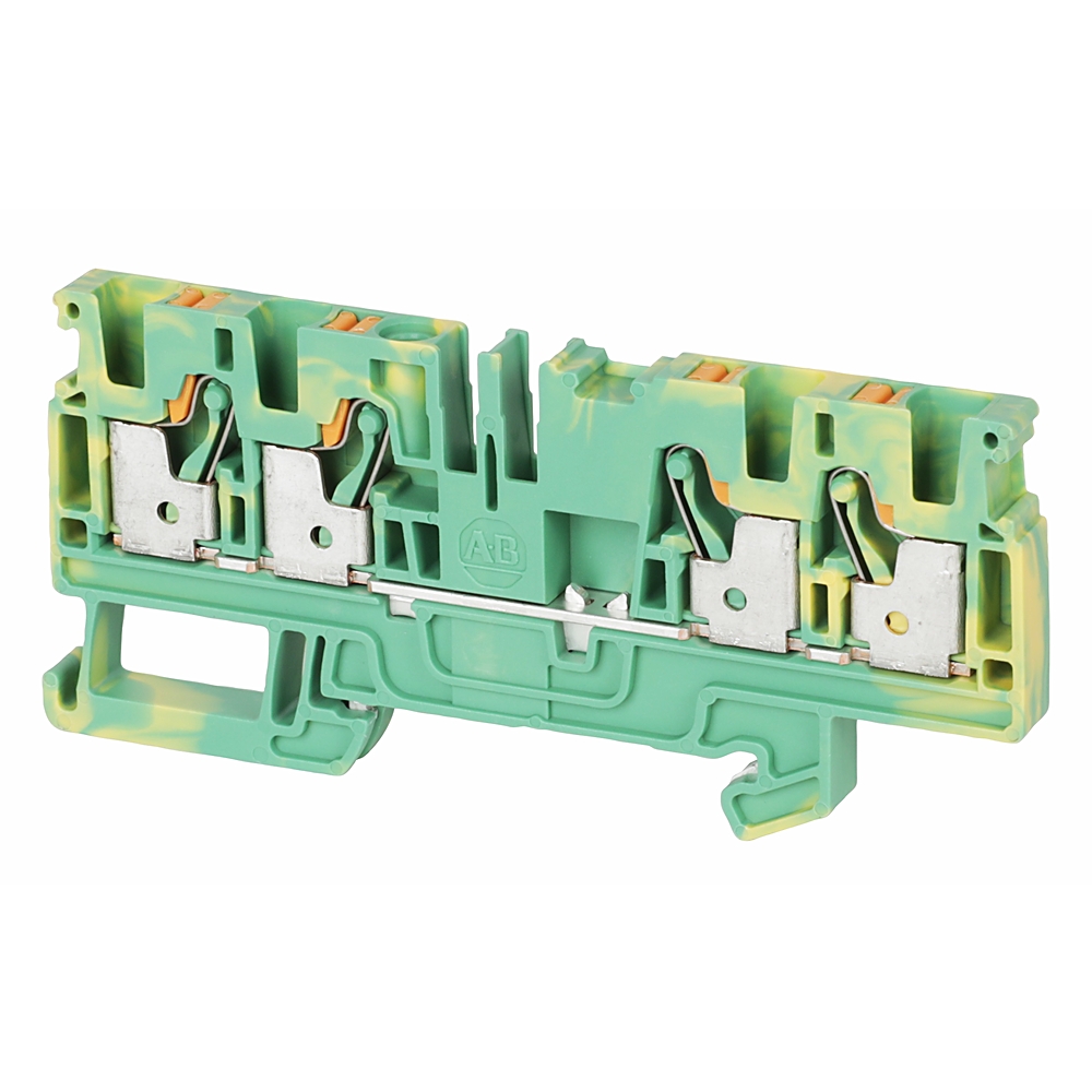 Product image for IEC Ground Push-in Terminal Block