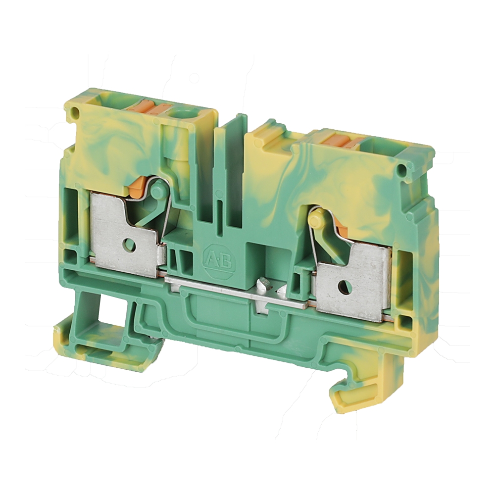 Product image for IEC Ground Push-in Terminal Block