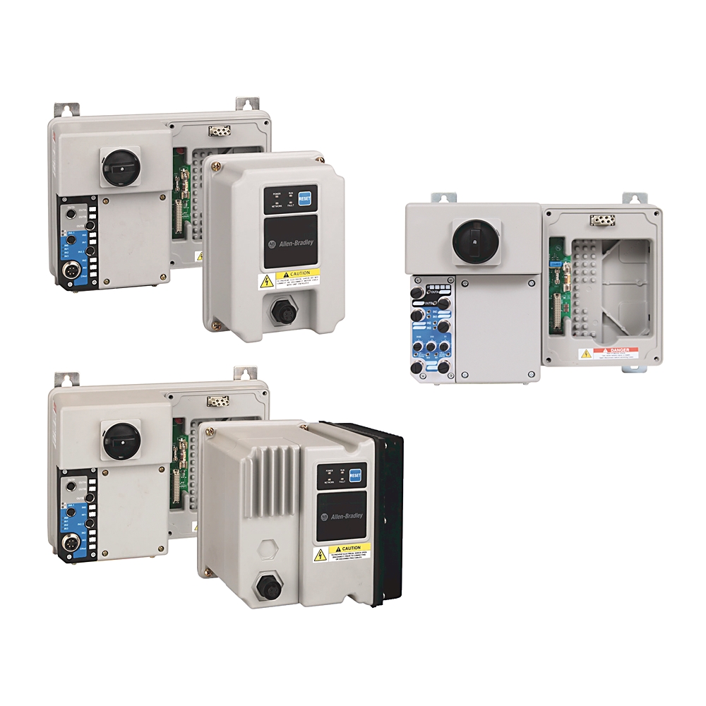 Product image for Module base DeviceNet NEMA-4 10HP 3.2-16A conduit entrance