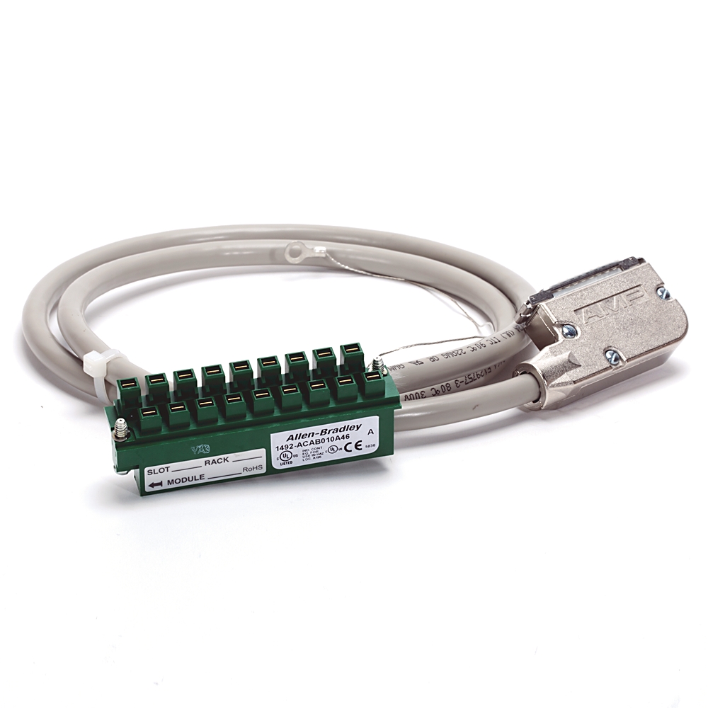 Product image for ABRA 1492-ACAB005A46 CABLE 0.5MTR PREWIRED CABLE FOR 1746