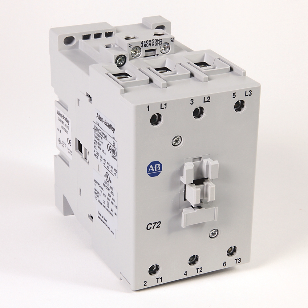 Product image for Contactor IEC 60HP 600V 3P 72 A BOB 120V 1NO AUX