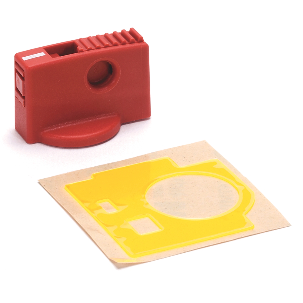 Product image for Knob lockable twist red/yellow