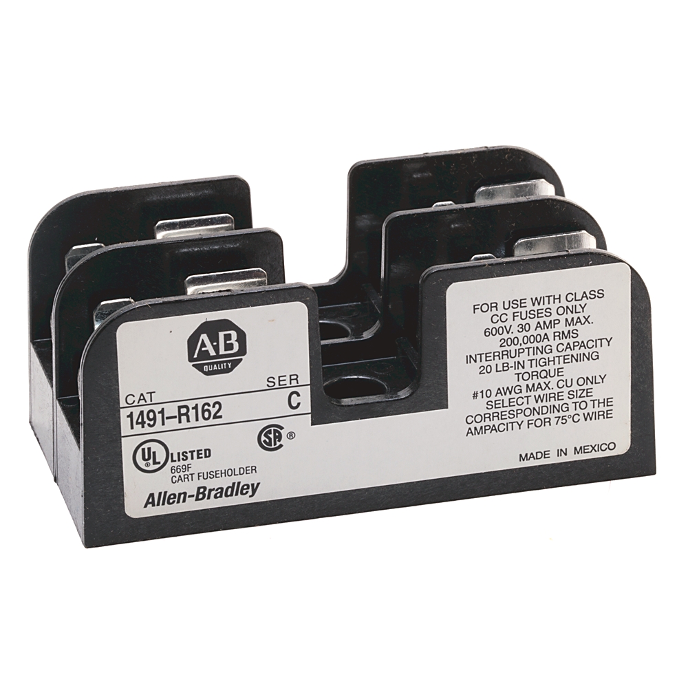 Product image for ABRA 1491-R162 FUSEBLOCK 2POLE KIT CIRCUIT FUSE KIT