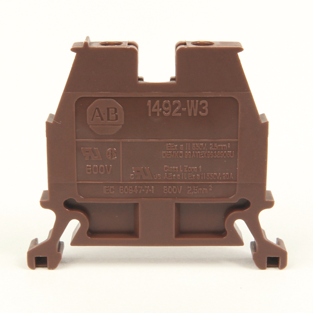 Product image for Block terminal 1-circuit screw feed-through 14-22AWG 20A 600V blue