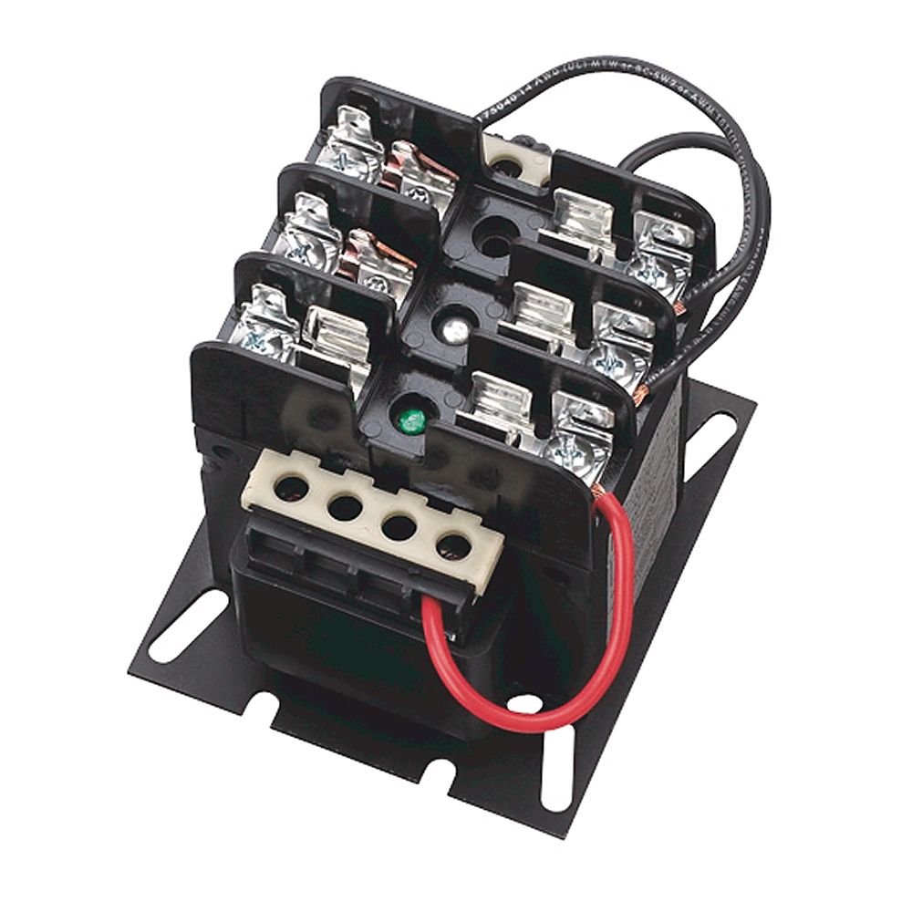 Product image for ABRA 1497-A-BAJK-3-N TRANSFORMER 63VA 240V/480V-24V TOP FUSE