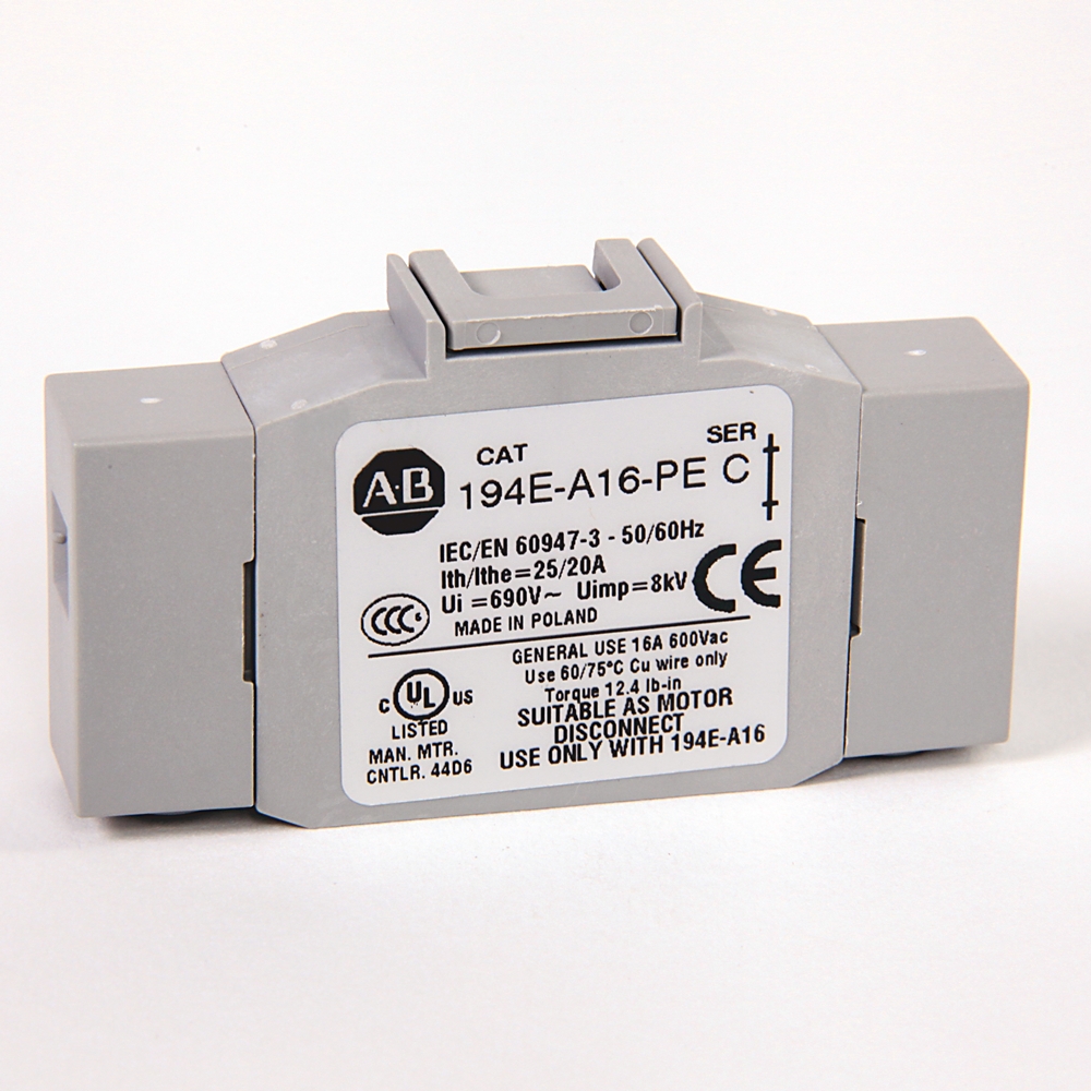 Product image for Terminal earth for 16A base mounting