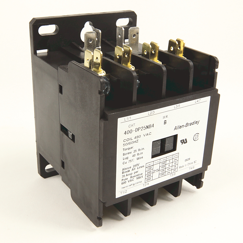Product image for 25 Amp Definite Purpose Contactor