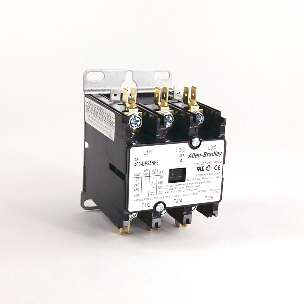 Product image for 25 Amp Definite Purpose Contactor
