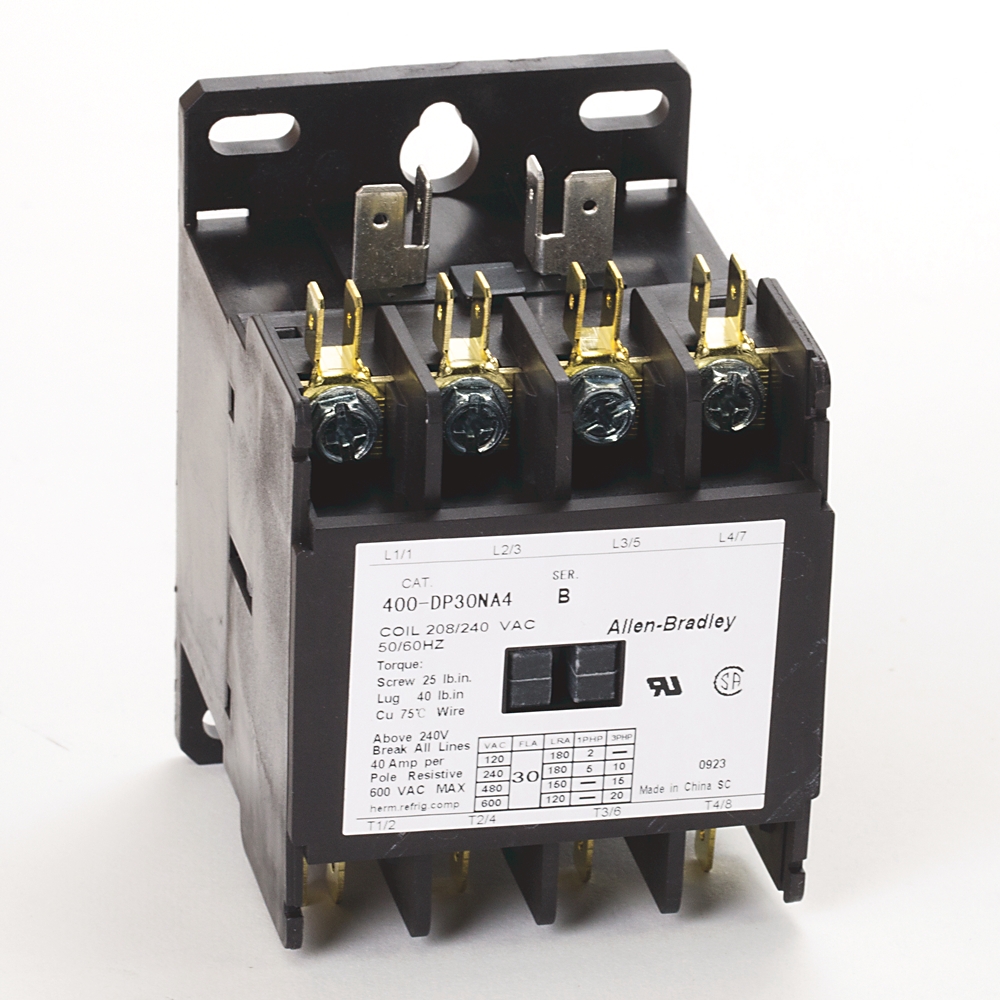 Product image for 30 Amp Definite Purpose Contactor