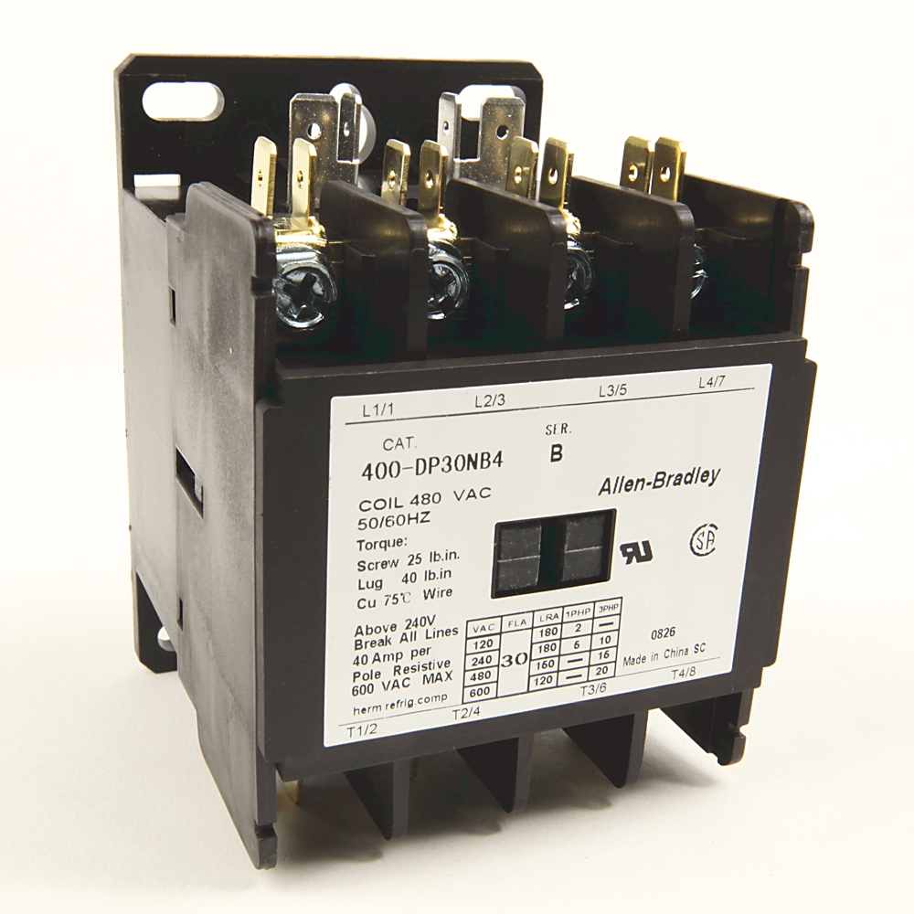 Product image for 30 Amp Definite Purpose Contactor