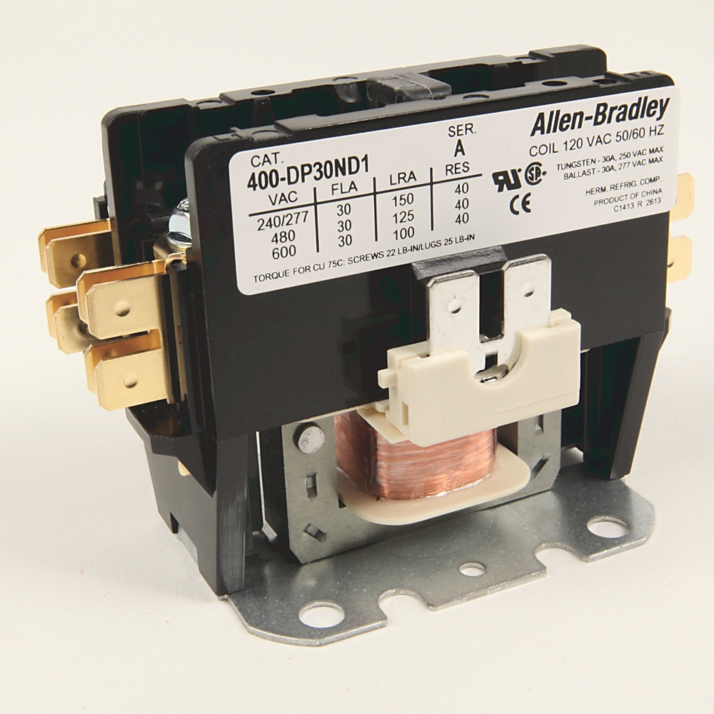 Product image for Definite Purpose Contactor 2P 30A 120V