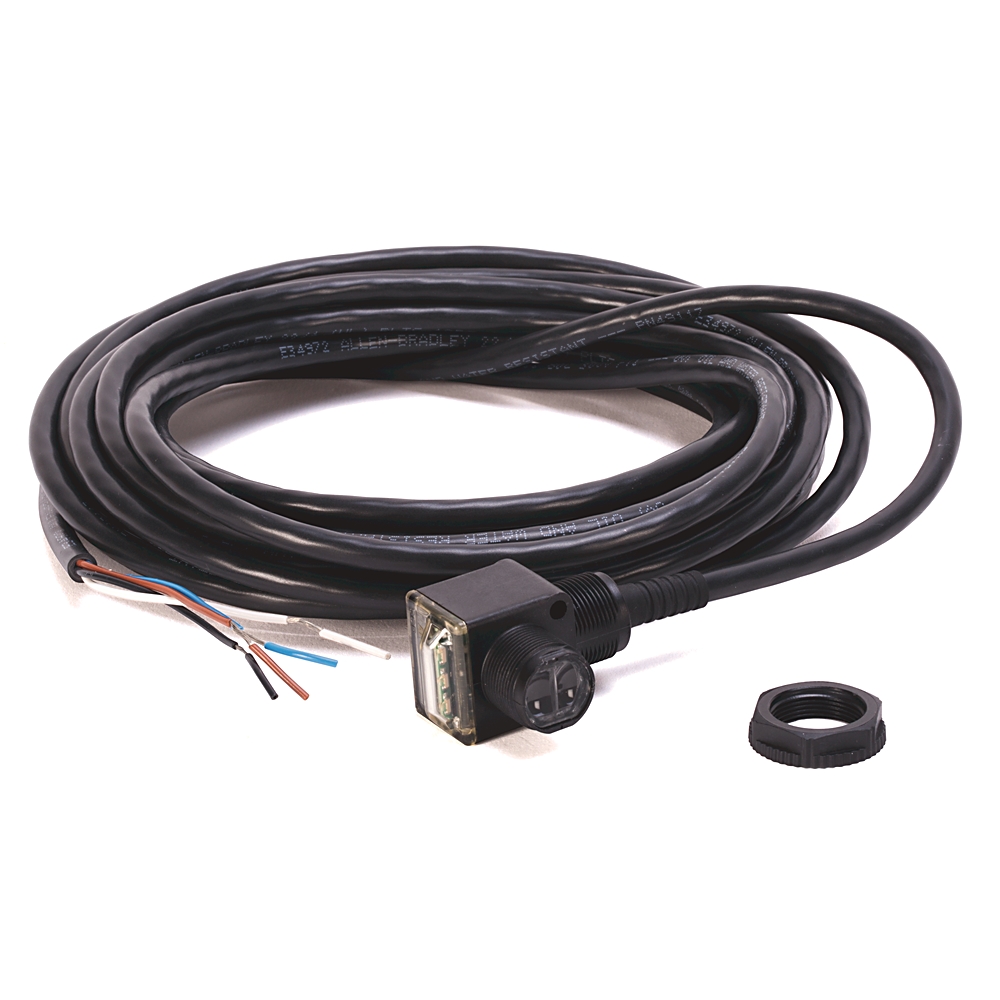 Product image for Sensor photoelectric compact N-MOSFET 30VDC 2m cable adjustable