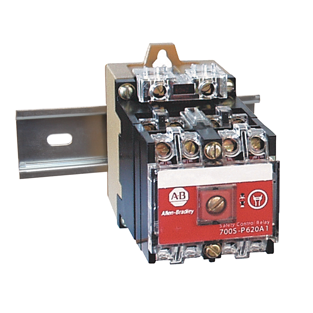Product image for ABRA 700S-P310A1 SAFETY RELAY 120V 4P 3NO/1NC 115-120VAC