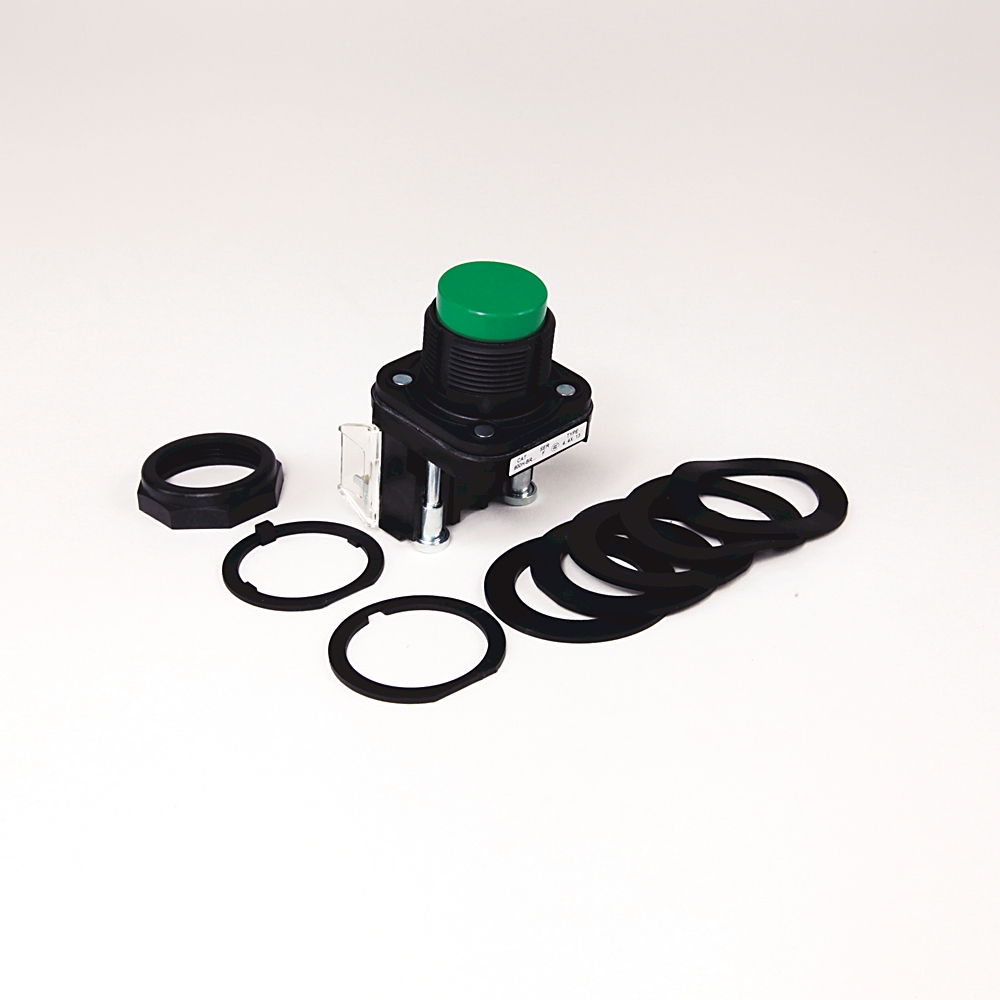 Product image for ABRA 800H-BR1A HDPB MC N-I EXTH 1NO1NC GREEN A-