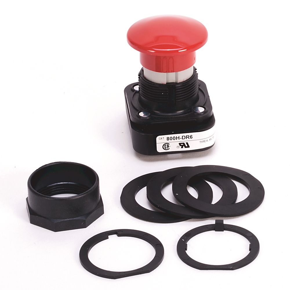 Product image for ABRA 800H-DR6HY PUSHBUTTON RED
