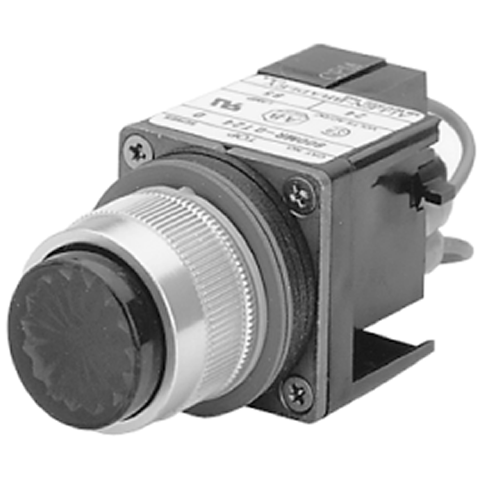 Product image for Light pilot incandescent push to test full voltage 12VAC/DC red