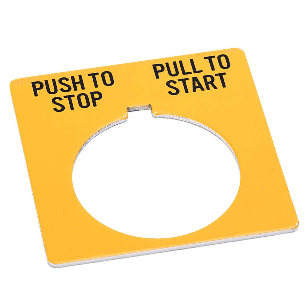 Product image for 30mm 800T PUSH-TO-STOP/PULL-TO-START Lgd