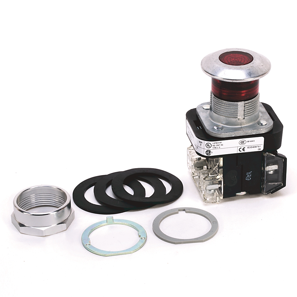 Product image for ABRA 800TC-FXQH2RD4S PUSHBUTTON 30MM