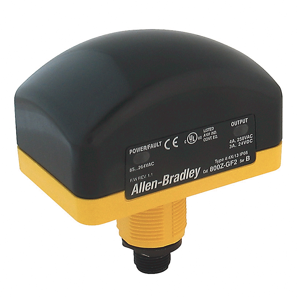 Product image for ABRA 800Z-GL2Q5 BUTTON TOUCH PALM ZERO FORCE 22.5MM 5PIN QD 10VDC- 40VDC 20VAC- 30VAC