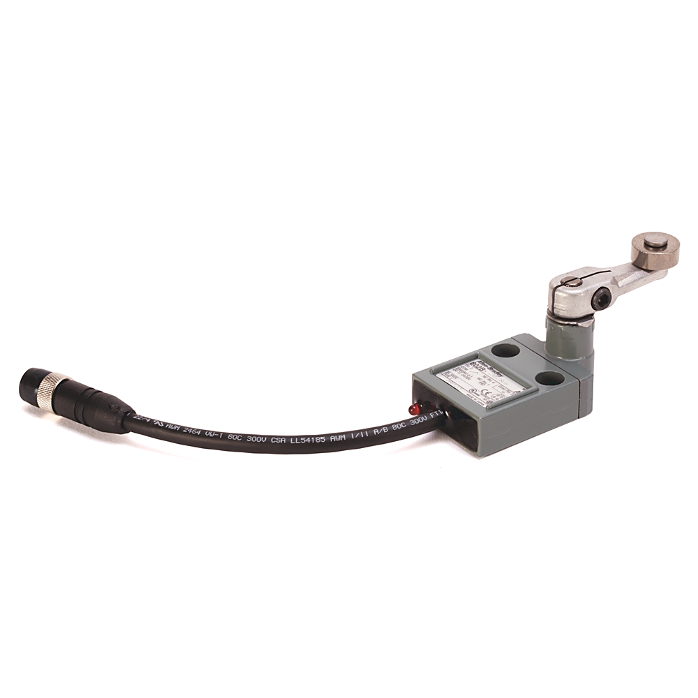 Product image for ABRA 802B-CSDDXSXC3 LIMIT SWITCH COMPACT PRECISION AND SMALL PRECISION TOP PUSH ROLLER SIDE MOUNT LOW VOLTAGE/CURRENT PRELEADED