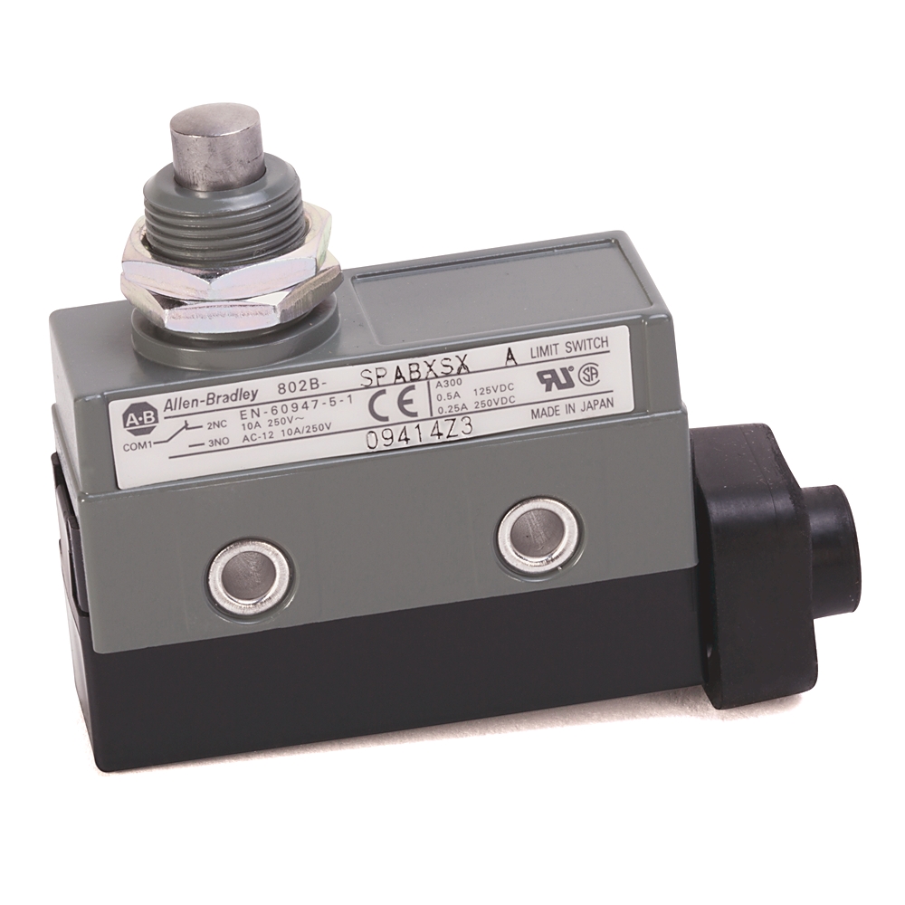 Product image for Switch limit top push panel mount side-mount 11.8N