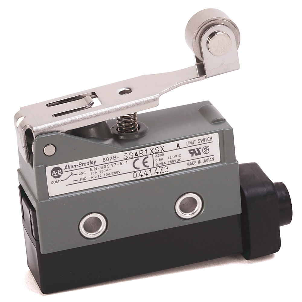 Product image for Switch limit precision short roller side mount 12.2mm