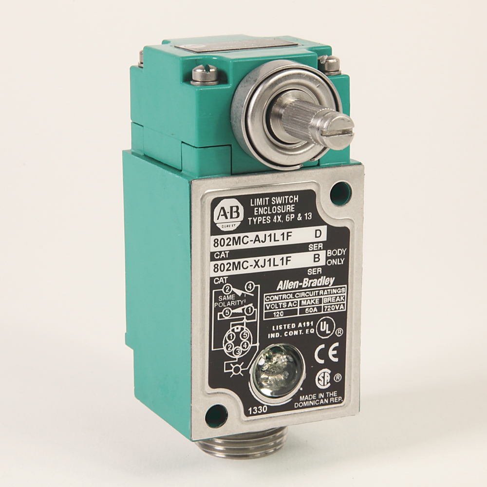 Product image for Switch limit spring return lever corrosion-resistant J1-wire