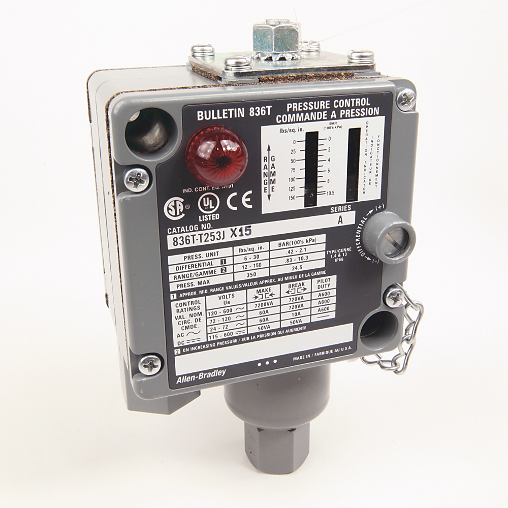 Product image for Electro-Mech Pres Cntrl Sw