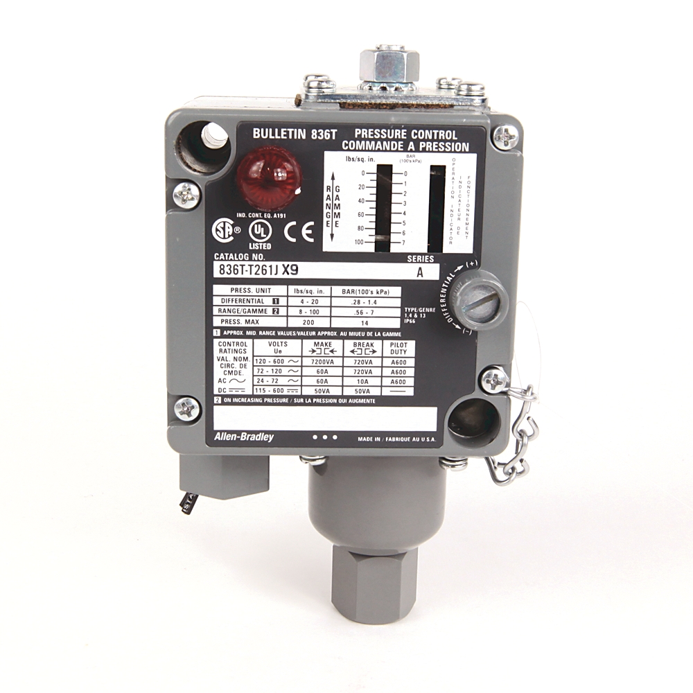 Product image for Control pressure style T SS bellow 200 PSI