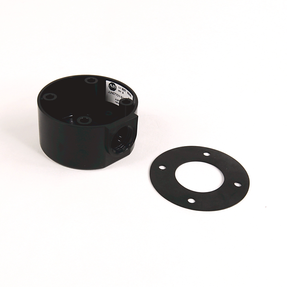 Product image for Pole connection Box 1/2in NPT thread black