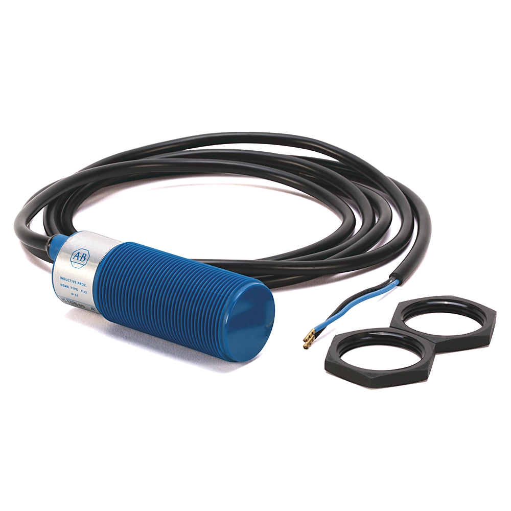 Product image for ABRA 871C-C15R30 PROXIMITY SENSOR, 2-WIRE AC PLASTIC HOUSING, TUBULAR PLASTIC, 15MM SENSING DISTANCE, N.O. OUTPUT, PVC CABLE
