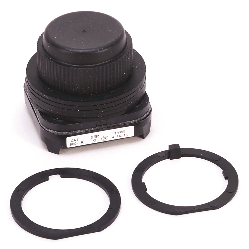 Product image for ABRA 800H-R2D2 PUSHBUTTON MC 1NC 4X MOMENTARY CONTACTS BLACK N4X