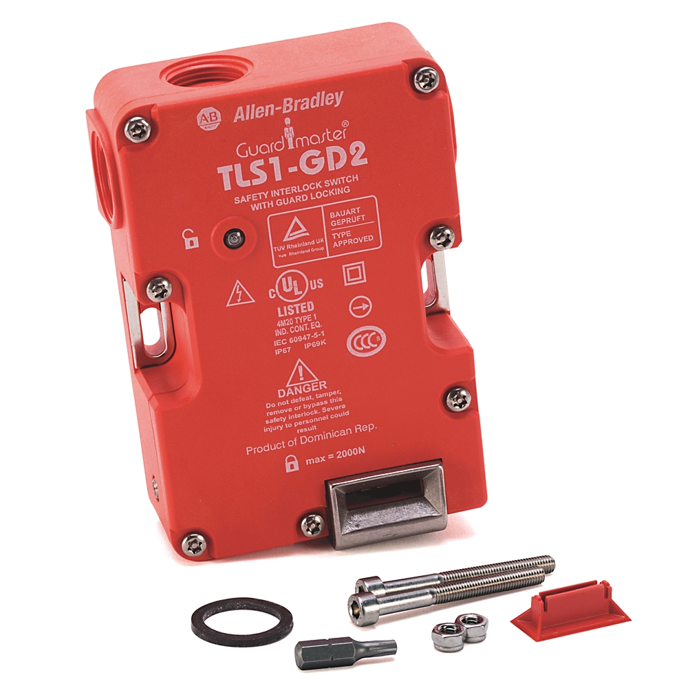 ABRA 440G-TZS21UPRH SWITCH TLS-ZR GD2 GUARD LOCKING SWITCH OSSD NON-CONTACT POWER TO RELEASE QD 24V
