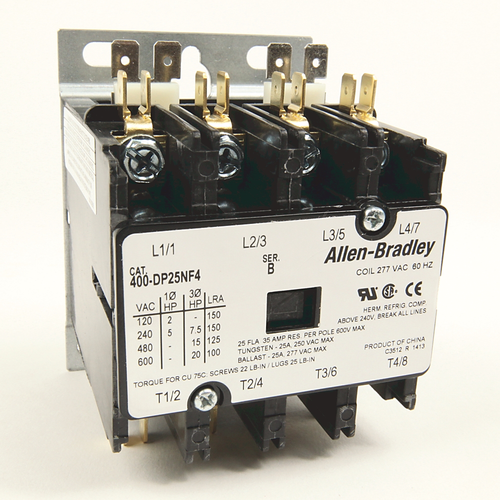 Product image for 25 Amp Definite Purpose Contactor