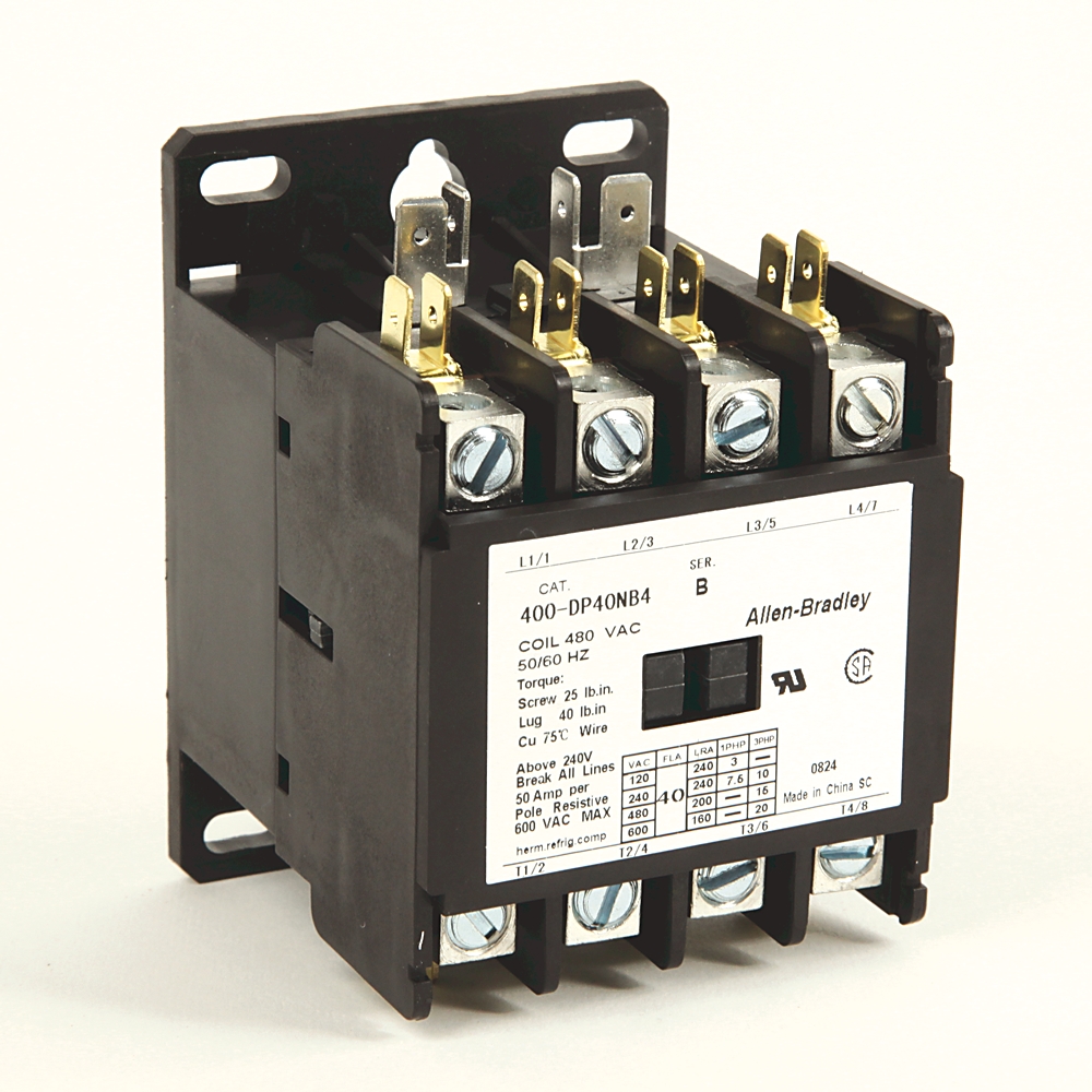 Product image for 40 Amp Definite Purpose Contactor