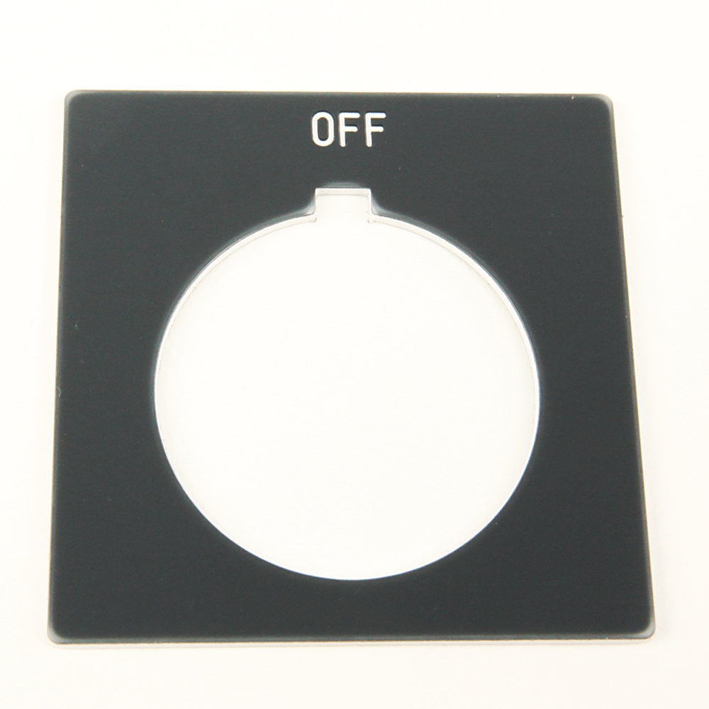 Product image for ABRA 800H-W118 HDPB NAMEPLATE OPEN